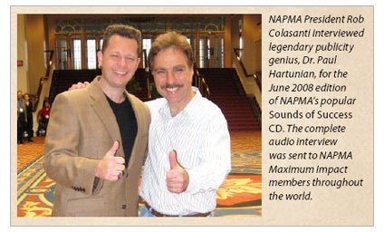 Rob Colasanti and Paul Hartunian, NAPMA Martial arts business and marketing