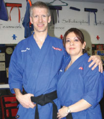 Sascha-and-Renee-Williams. Mile High Karate school owners Sascha and Renee Williams.